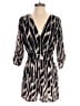 Charlie Jade 100% Polyester Chevron-herringbone Multi Color Black Romper Size S - photo 1