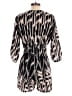 Charlie Jade 100% Polyester Chevron-herringbone Multi Color Black Romper Size S - photo 2