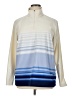 Lands' End 100% Polyester White Track Jacket Size XL - photo 1