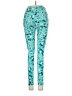 Lularoe Print Teal Leggings One size - photo 2