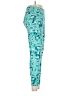 Lularoe Print Teal Leggings One size - photo 4