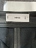 MNG 100% Polyester Black Faux Leather Skirt Size 2 - photo 4