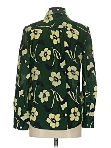 Wray Long Sleeve Silk Top (view 2)