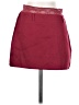 Shein Solid Burgundy Casual Skirt Size 4 - photo 1