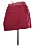 Shein Solid Burgundy Casual Skirt Size 4 - photo 2