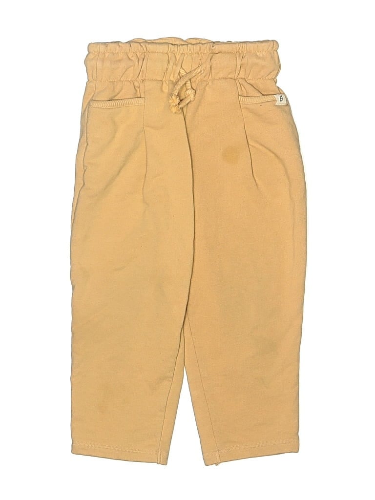Pre-owned Easy Peasy Kids' Khaki Pant In Yellow