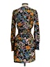 WAYF Floral Brown Casual Dress Size XS - photo 2