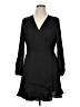 Gianni Bini 100% Polyester Solid Black Casual Dress Size XL - photo 1