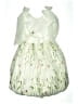 Unbranded 100% Polyester Green White Dress Size 13 - 14 - photo 2