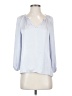 Banana Republic 100% Polyester Blue 3/4 Sleeve Blouse Size XS - photo 1