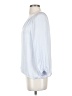Banana Republic 100% Polyester Blue 3/4 Sleeve Blouse Size XS - photo 5