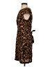 Lovely 100% Polyester Animal Print Brown Cocktail Dress Size S - photo 5