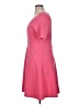NY Collection Solid Pink Casual Dress Size XL - photo 5