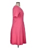NY Collection Solid Pink Casual Dress Size XL - photo 4
