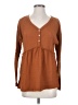 Pinkm Style Brown Long Sleeve Blouse Size S - photo 1