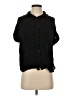 Lulus 100% Viscose Black Short Sleeve Blouse Size XS - photo 1