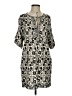 Max Studio Animal Print Ivory Casual Dress Size S - photo 1