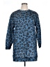 Unbranded Animal Print Blue Pullover Sweater Size 1X - photo 1