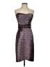 BCBGMAXAZRIA 100% Polyester Metallic Purple Cocktail Dress Size XS (estimated) - photo 1