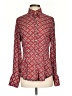 Georg Roth Print Red Long Sleeve Blouse Size XS - photo 1