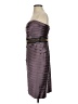 BCBGMAXAZRIA 100% Polyester Metallic Purple Cocktail Dress Size XS (estimated) - photo 5