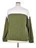 Prettygarden Color Block Green Pullover Sweater Size XXL - photo 2