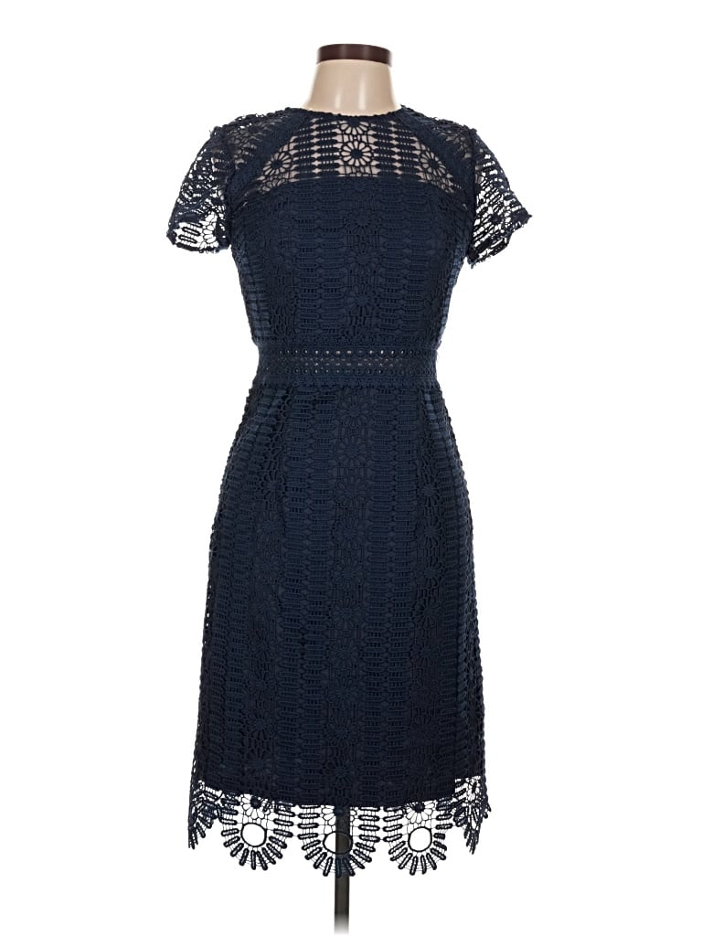 Pre-owned Chi Chi London Cocktail Dress In Blue