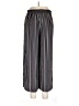 Max Studio 100% Polyester Stripes Black Casual Pants Size L - photo 2