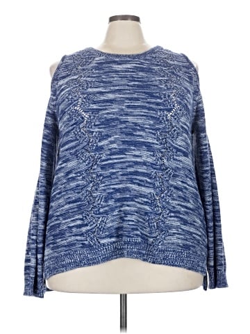 Woman Within Pullover Sweater (view 1)