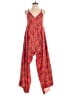 Kahindo Paisley Red Orange Jumpsuit Size XS - photo 1