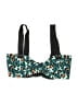 Topshop 100% Polyester Print Teal Swimsuit Top Size 8 - photo 1