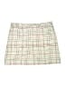 IZOD 100% Polyester Plaid Ivory Casual Skirt Size 10 - photo 2