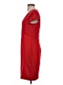 Express Solid Red Casual Dress Size S - photo 5