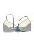 Xhilaration Stripes Gray Swimsuit Top Size XL - photo 2