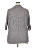 Laila Jayde Houndstooth Gray Poncho Size XXL - photo 2