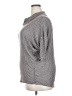 Laila Jayde Houndstooth Gray Poncho Size XXL - photo 5