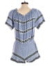 Lemlem Chevron-herringbone Blue Romper Size S (estimated) - photo 2