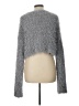 Endless Rose Metallic Silver Cardigan Size L - photo 2