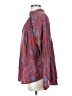 Free People 100% Rayon Aztec Or Tribal Print Red Long Sleeve Blouse Size S - photo 5