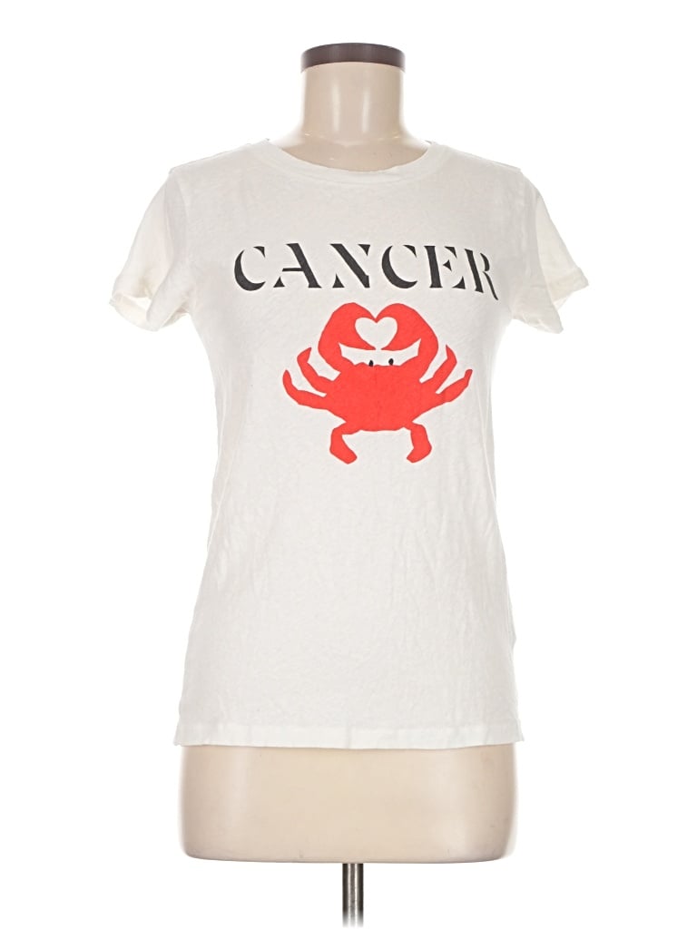 Pre-owned Jcrew Short Sleeve T-shirt In White