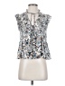 Another Love 100% Viscose Rayon Silver Sleeveless Blouse Size XS - photo 1