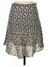 A.L.C. 100% Silk Paisley Gray Silk Skirt Size 2 - photo 2