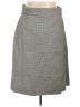Brooks Brothers 346 Checkered-gingham Black Gray Formal Skirt Size 10 - photo 1