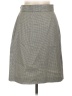 Brooks Brothers 346 Checkered-gingham Black Gray Formal Skirt Size 10 - photo 2