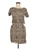 Obey Animal Print Tan Casual Dress Size 6 - photo 1