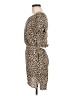 Obey Animal Print Tan Casual Dress Size 6 - photo 5