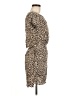 Obey Animal Print Tan Casual Dress Size 6 - photo 4