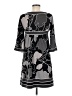 BCBGMAXAZRIA Graphic Gray Casual Dress Size M - photo 2