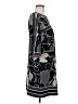BCBGMAXAZRIA Graphic Gray Casual Dress Size M - photo 4