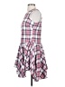 BCBGeneration 100% Cotton Plaid Pink Casual Dress Size XS - photo 5